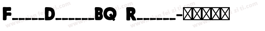 FuturaDisplayBQ Regular字体转换